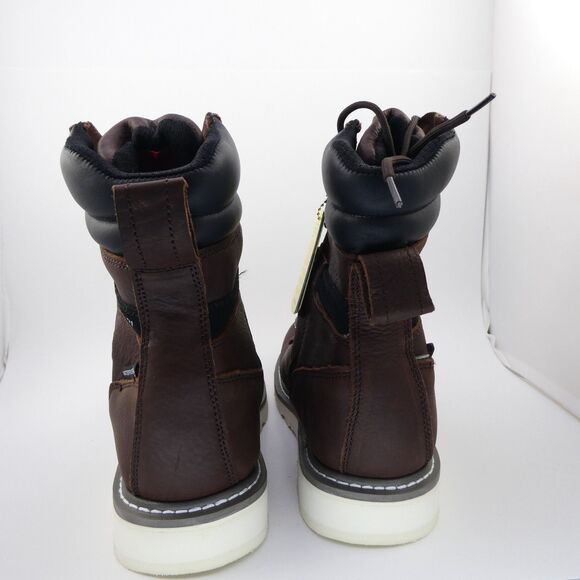 SUREWAY Heavy Duty Soft Toe Full Grain Leather Work Boots Brown Men's: US 13 - Picture 7 of 8